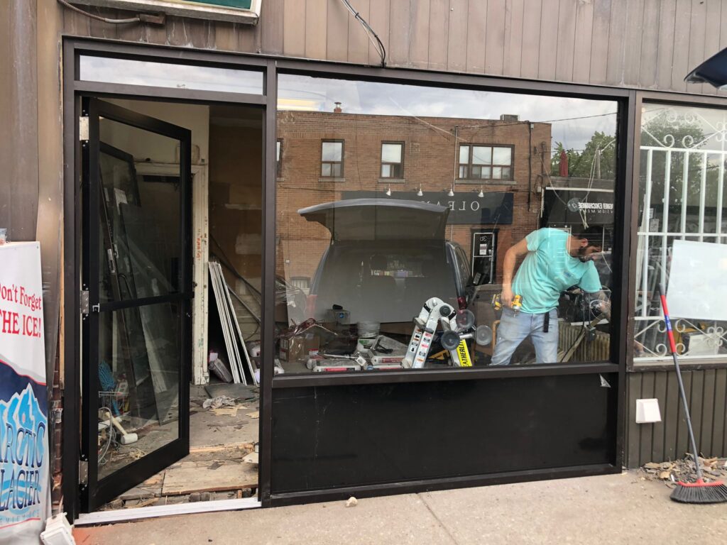 East Gwillimburry Storefront Entry Door Repair